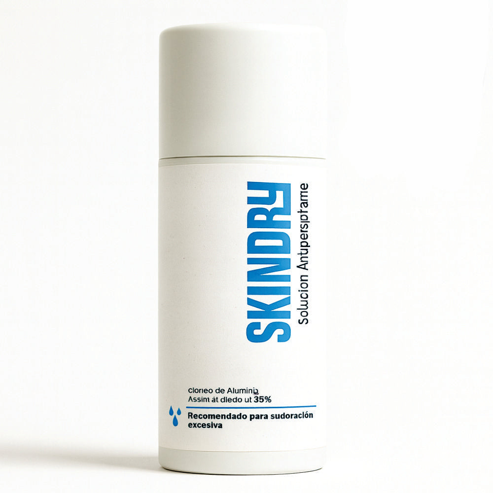Skindry™ Solución Antitranspirante 120ml para sudoración excesiva en manos, axilas y pies 🎁 50% DCTO