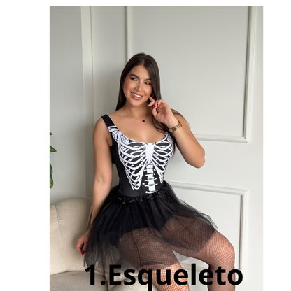 Body sublimado talla única edición Halloween ⭐ Comodidad y diseño garantizado