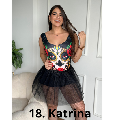 Body sublimado talla única edición Halloween ⭐ Comodidad y diseño garantizado