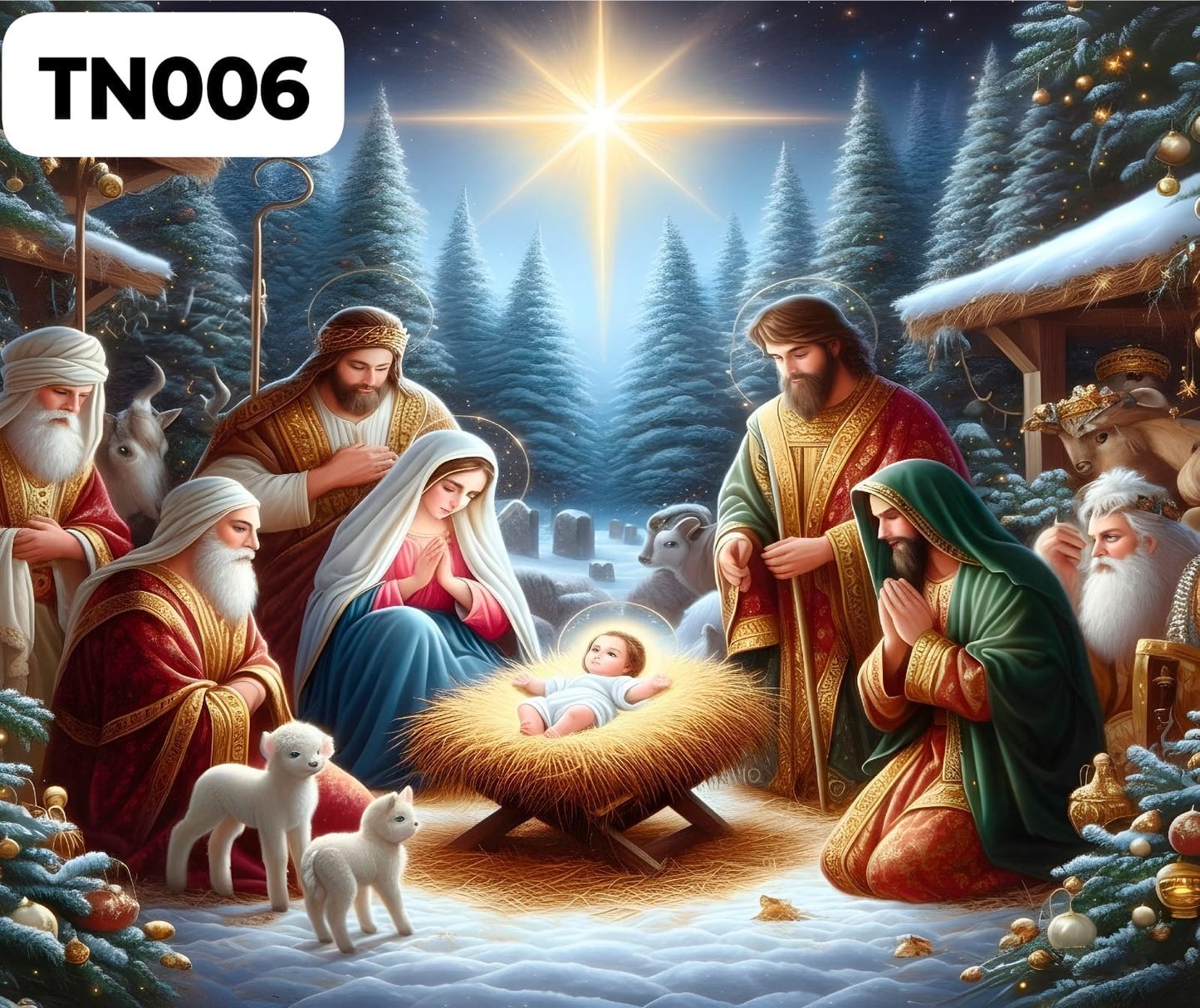 Telón Navideño para pared 2.5M de ancho x 2.1 M de alto para un escenario perfecto para fotos familiares