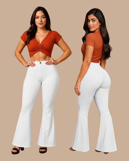 LegginPush™ botacampana con faja interna de compresión para esconder rollitos, realzar glúteos y moldear tu figura 🎁 últimas unidades con descuento