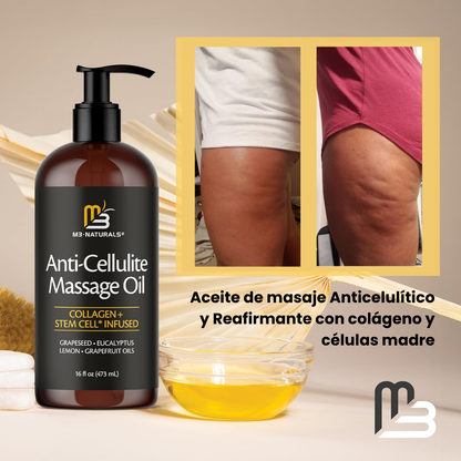 Aceite de masaje Anticelulítico Reafirmante 250 ml para una piel más joven y firme 🎁 últimas unidades con DCTO