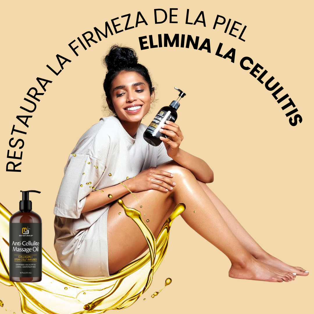 Aceite de masaje Anticelulítico Reafirmante 250 ml para una piel más joven y firme 🎁 últimas unidades con DCTO