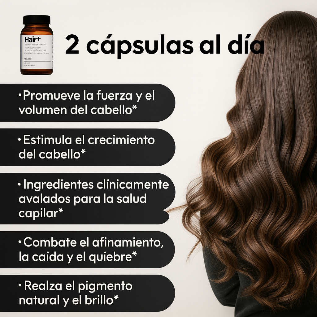 Suplemento en capsulas X60 unidades para el crecimiento y fortalecimiento del cabello - Resultados a partir del segundo mes - Solo por hoy con 50% de descuento